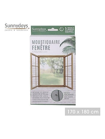 Moustiquaire ajustable pour fenêtre anti-insectes