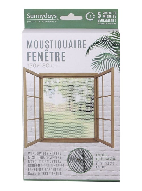 Moustiquaire ajustable pour fenêtre anti-insectes - Kiabi
