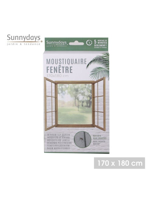Moustiquaire ajustable pour fenêtre anti-insectes - Kiabi