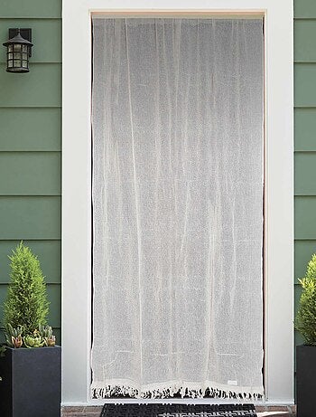 Moustiquaire de porte esprit bohème