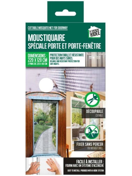 Moustiquaire découpable pour portes et fenêtres - Kiabi Moustiquaire découpable pour portes et fenêtres - Kiabi