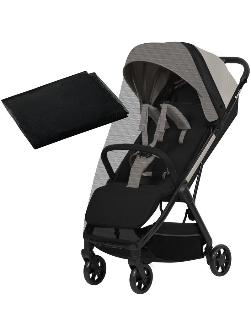 Moustiquaire pour poussette LIONELO - Pour poussette Julie Air et Bess Noir - Kiabi
