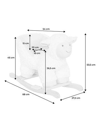 Mouton à bascule pour enfant Maroa