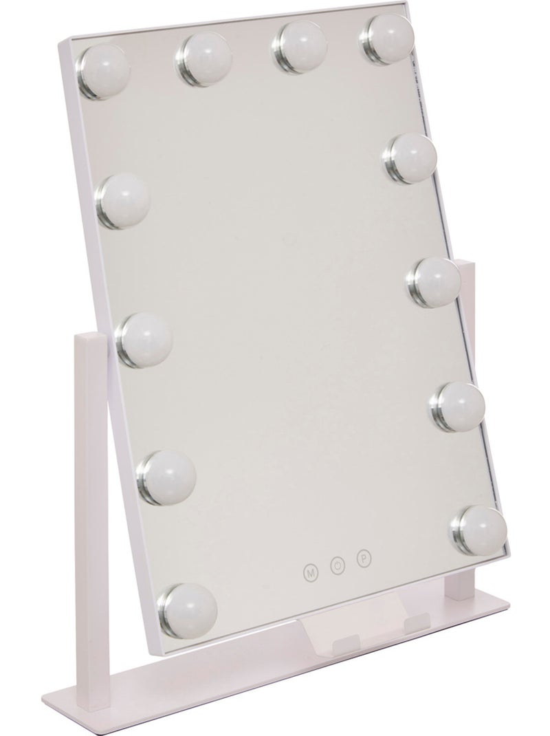 Moyen miroir design HOLLY Blanc - Kiabi