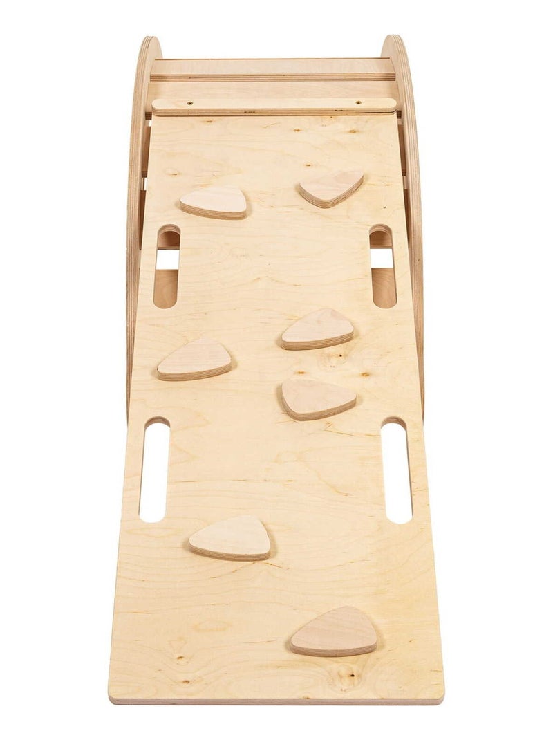 Moyenne Planche à Bascule pour Enfants classique Échelle avec oreiller Gris - Kiabi