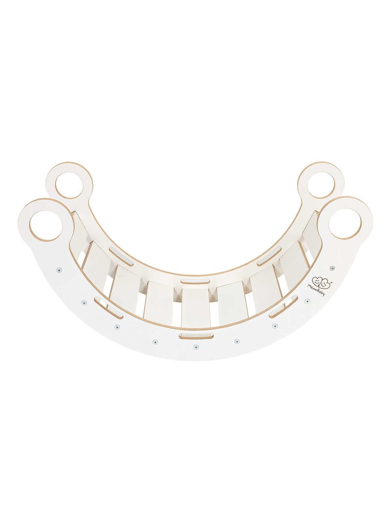 Moyenne Planche à Bascule pour Enfants Échelle avec oreiller Blanc Rose - Kiabi