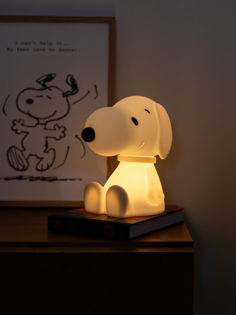 Mr Maria - Veilleuse Snoopy rechargeable Blanc - Kiabi