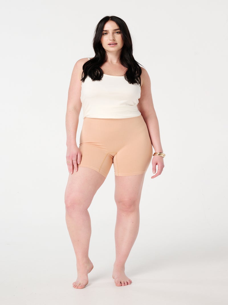 MS MODE Accessoires Lot de 2 shorts galbants Beige - Kiabi