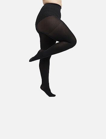MS MODE Accessoires Pack de 2 Collants Super stretch 3D 100 den