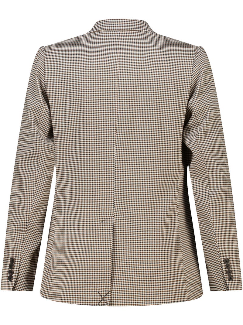 Ms mode blazer à carreaux Marron/Multicolore - Kiabi