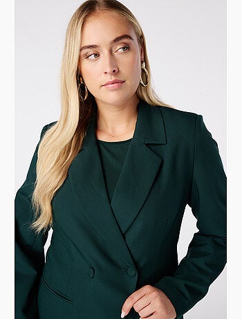Ms mode blazer à double boutonnage
