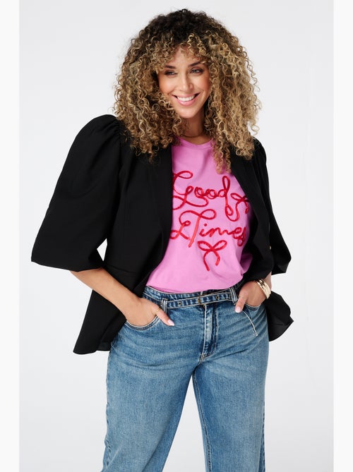 Ms mode blazer à manches bouffantes - Kiabi
