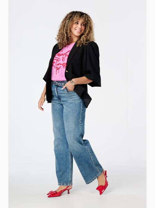 Ms mode blazer à manches bouffantes - Kiabi