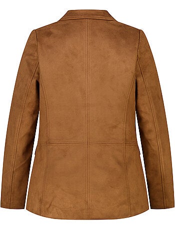 Ms mode blazer en suédine