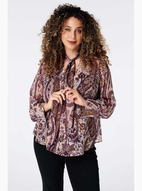 Ms mode blouse avec foulard - Kiabi Ms mode blouse avec foulard - Kiabi