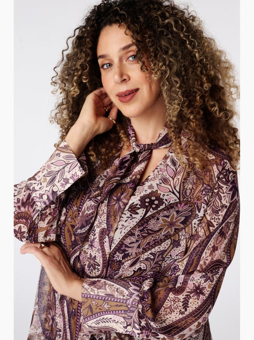 Ms mode blouse avec foulard - Kiabi Ms mode blouse avec foulard - Kiabi