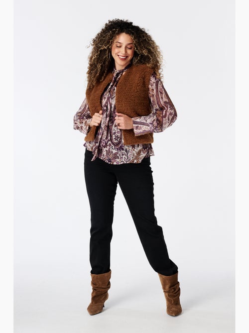 Ms mode blouse avec foulard - Kiabi Ms mode blouse avec foulard - Kiabi