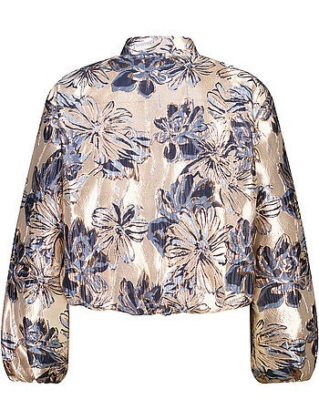 Ms mode blouson bomber jacquard