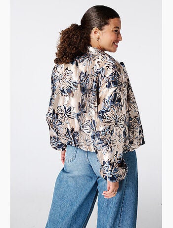 Ms mode blouson bomber jacquard