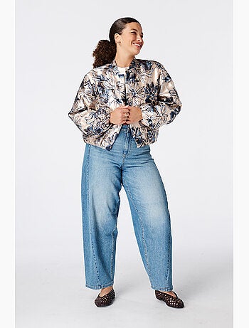 Ms mode blouson bomber jacquard
