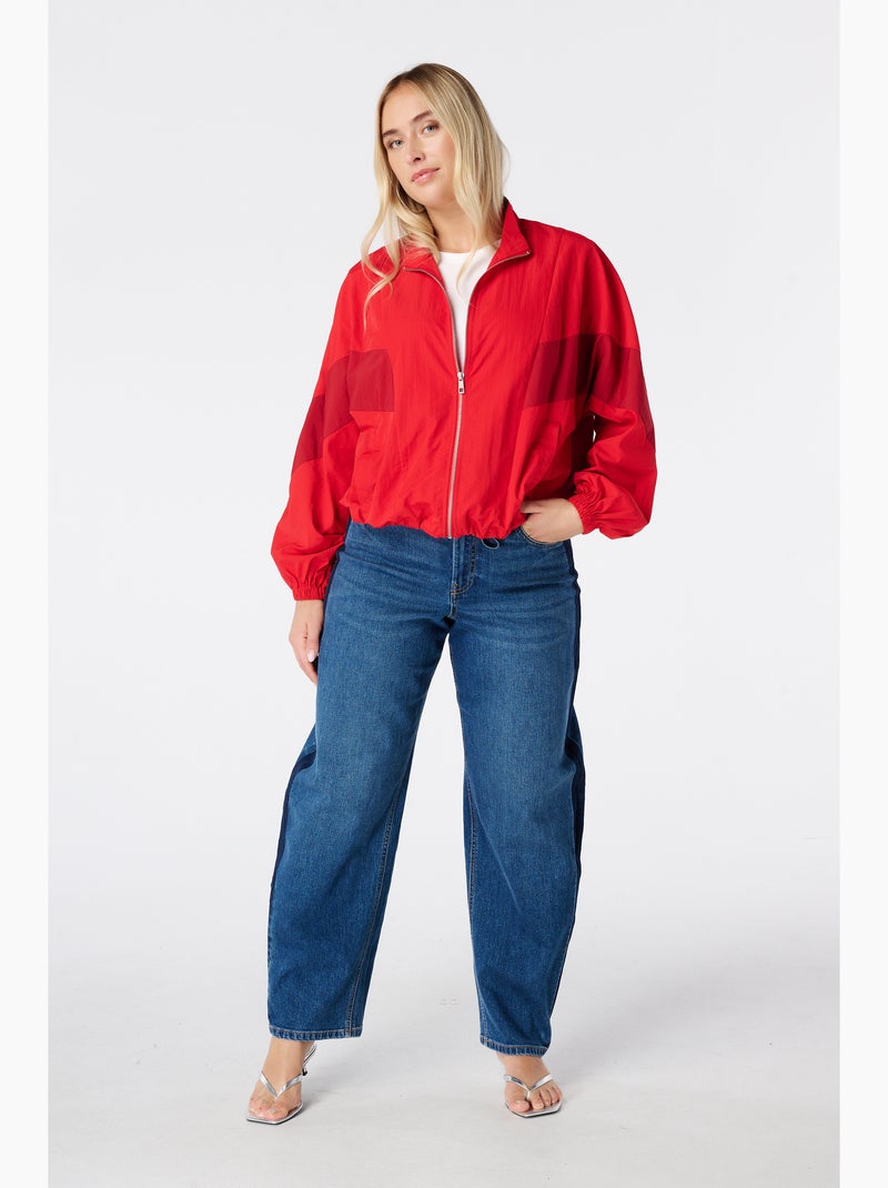 Ms mode bomber sportif Rouge foncé - Kiabi