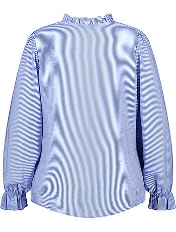 Ms Mode Chemisier blouse à volants