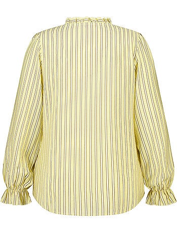 Ms Mode Chemisier blouse à volants