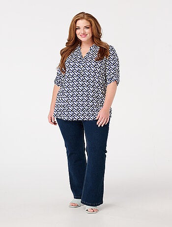 MS MODE Chemisier Blouse imprimée