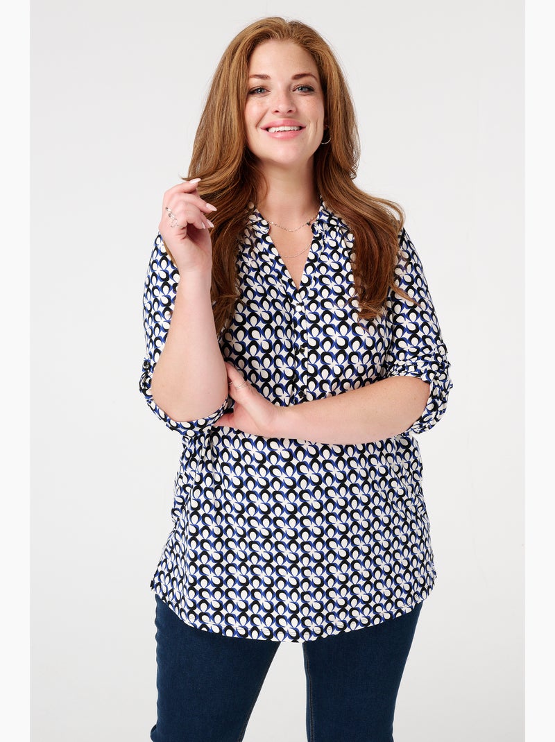 Chemisier Blouse Tunique Ms Mode Blouse Femme Tendance Blouse