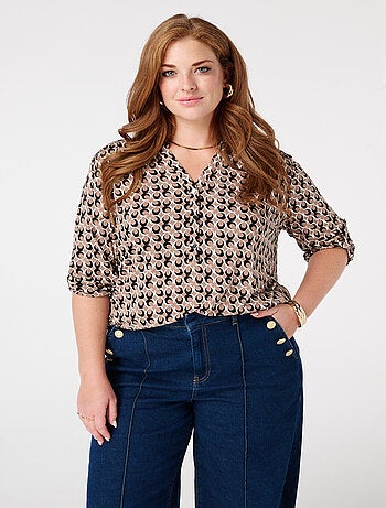 MS MODE Chemisier Blouse imprimée