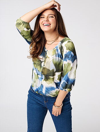 MS MODE Chemisier Blouse imprimée