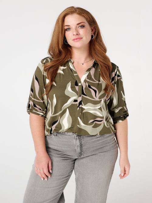 MS MODE Chemisier Blouse imprimée - Kiabi