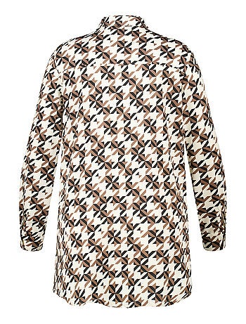 MS MODE Chemisier Blouse longue imprimée