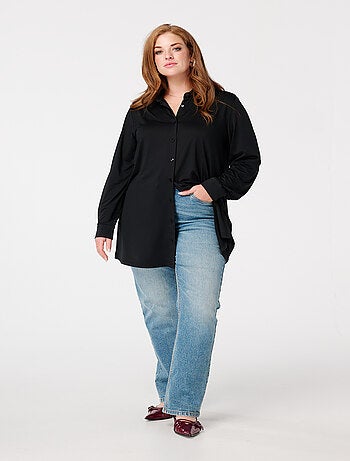 MS MODE Chemisier Blouse longue imprimée
