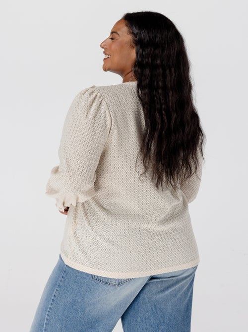 MS MODE Chemisier Chemisier à volants - Kiabi