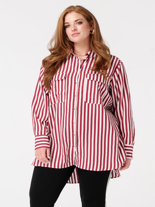 MS MODE Chemisier Chemisier oversize - Kiabi