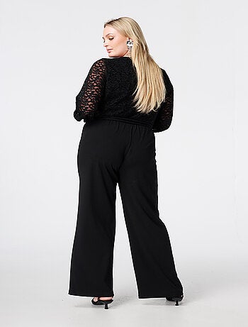 MS MODE combinaison Combinaison avec haut en dentelle et jambes larges