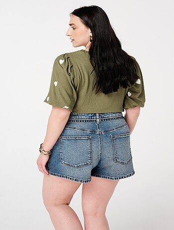 MS MODE Courts métrages Short avec ceinture