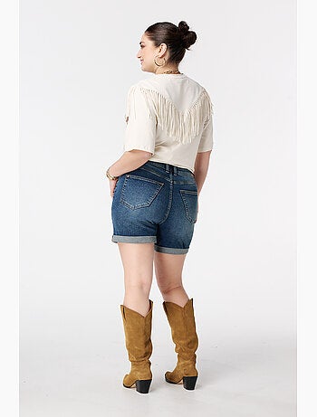 MS MODE Courts métrages Short en denim