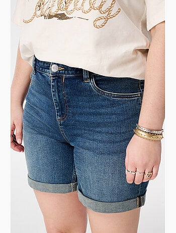 MS MODE Courts métrages Short en denim