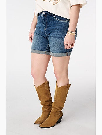 MS MODE Courts métrages Short en denim