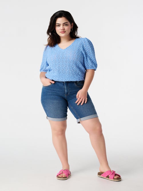 MS MODE Courts métrages Short en jean - Kiabi