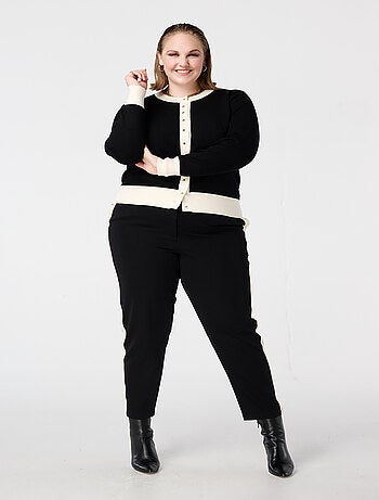 MS MODE Gilet Cardigan avec boutons