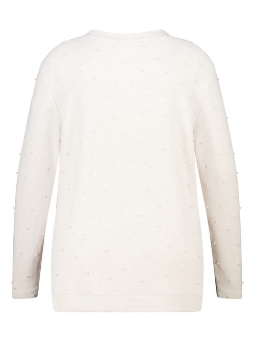 MS MODE Gilet Cardigan avec perles et fermeture à boutons - Kiabi