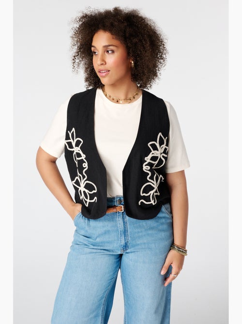 Ms mode gilet court - Kiabi Ms mode gilet court - Kiabi
