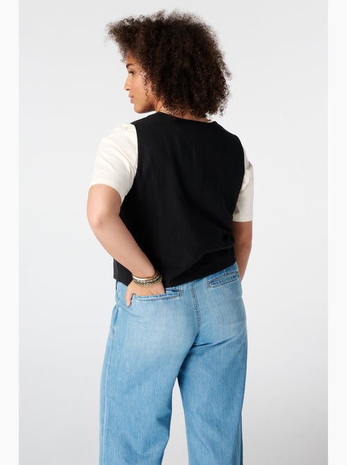 Ms mode gilet court - Kiabi Ms mode gilet court - Kiabi