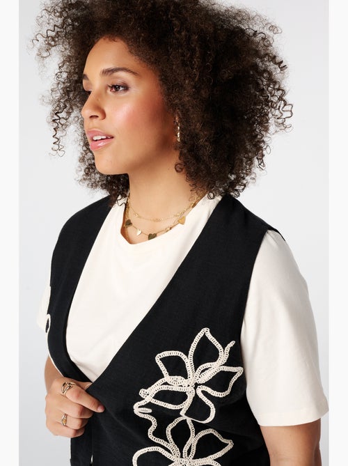 Ms mode gilet court - Kiabi Ms mode gilet court - Kiabi