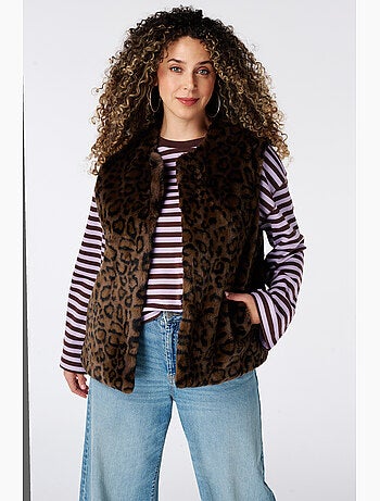 Ms mode gilet duveteux