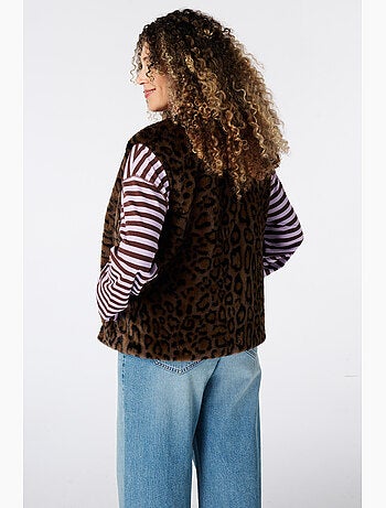 Ms mode gilet duveteux