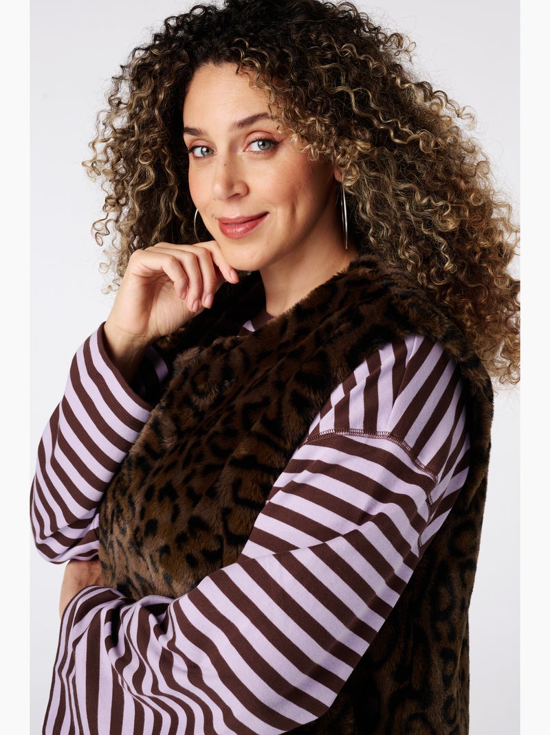 Ms mode gilet duveteux Multicolore - Kiabi